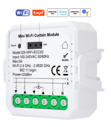 Mini Módulo Wi-Fi para Estores c/ Percentagem