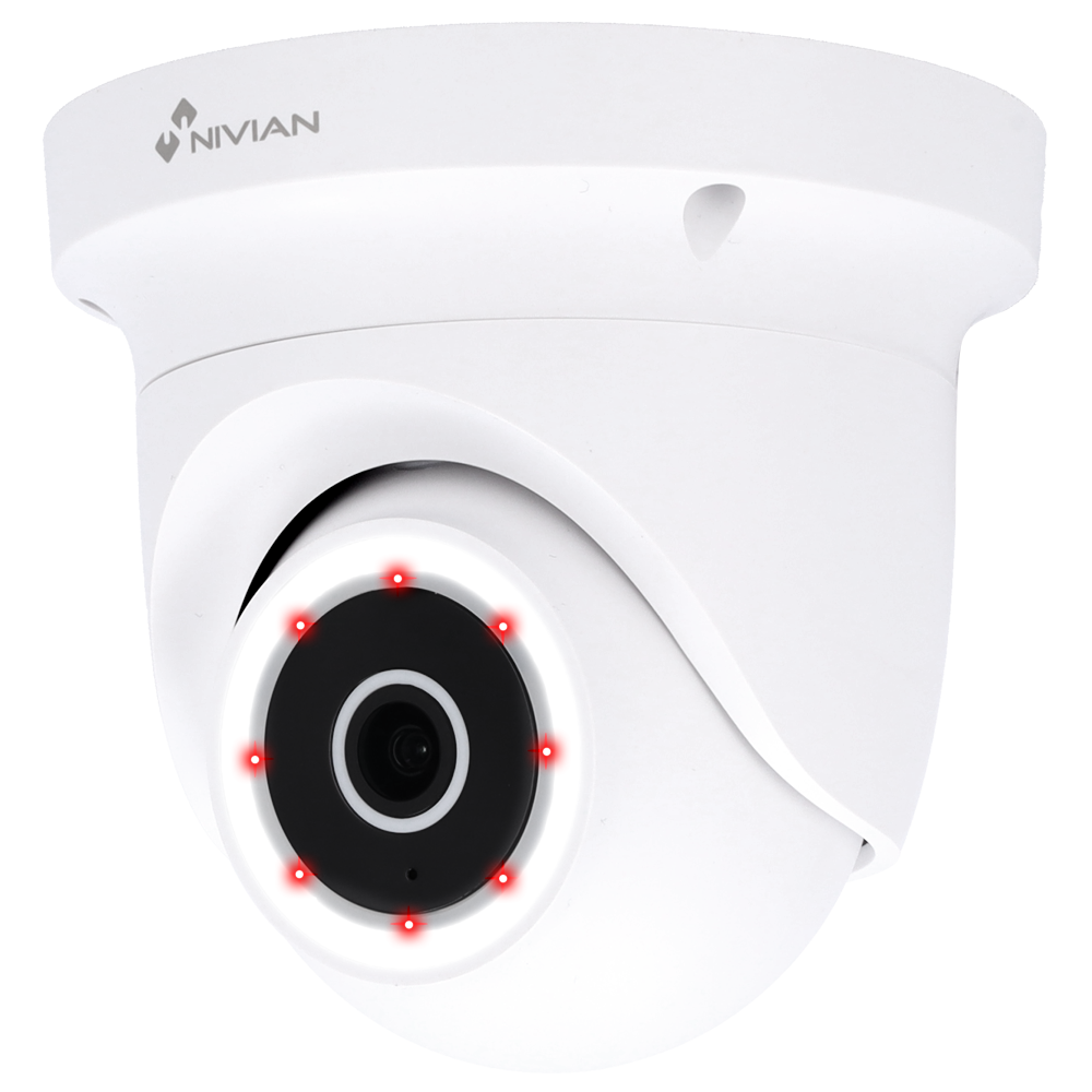 Nivian Smart Câmara Dome 2K 3MP NVS-IPC-0H4D-L