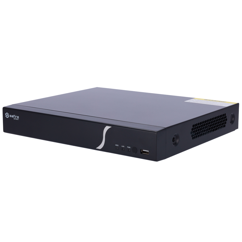 Gravador 4 Canais com 4 portas PoE Safire SF-NVR6104-4P-B2