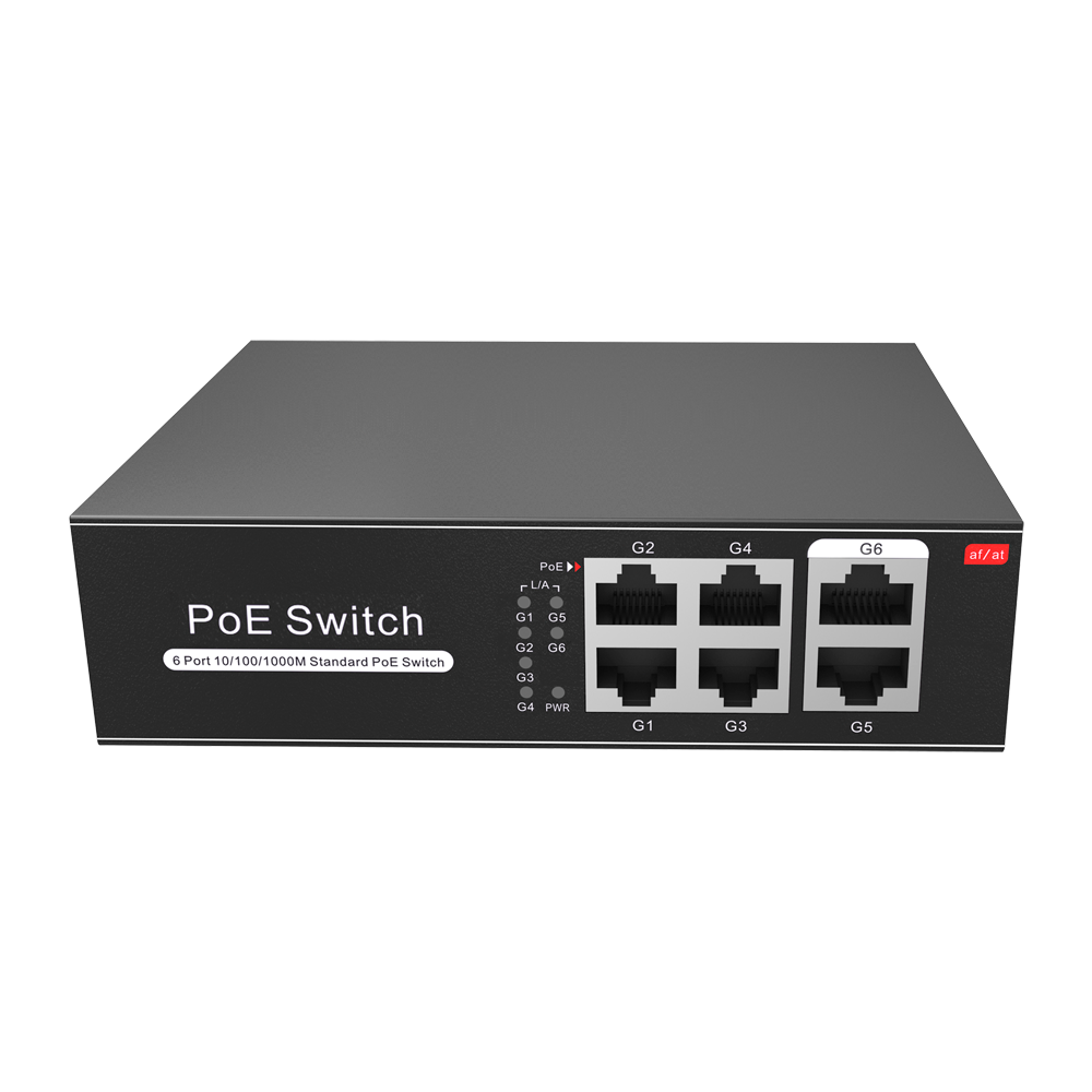 Switch Gigabite 4 Portas PoE + 2 Uplink