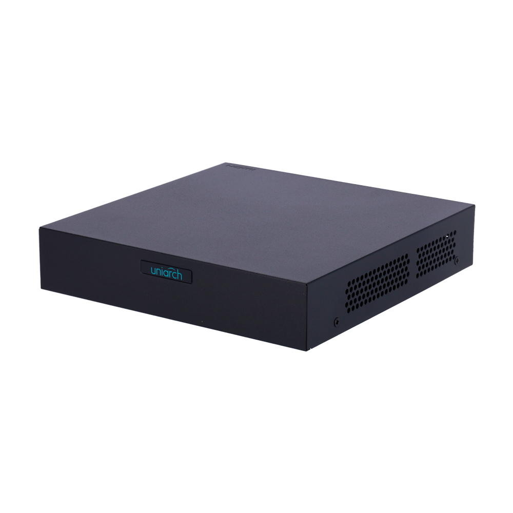 Gravador 4 canais com 4 Portas PoE Uniarch UV-NVR-104S3-P4