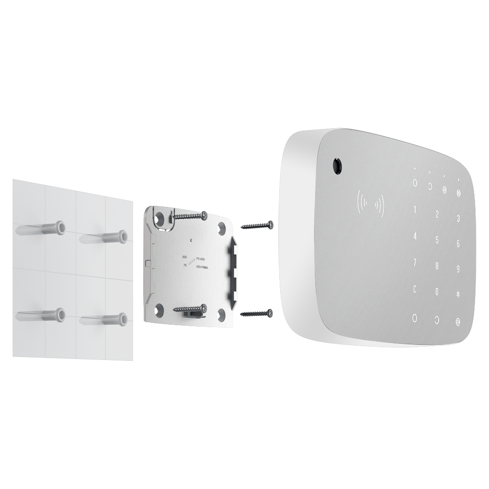 Teclado com Leitor RFID e sirene AJAX AJ-KEYPADCOMBI