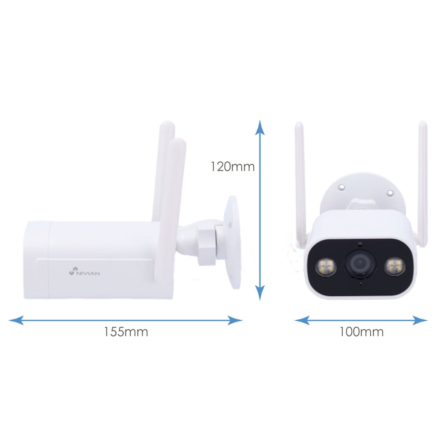 Nivian Smart Câmara 2K NVS-IPC-02-L