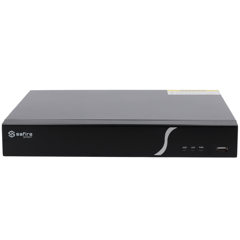 Gravador 4 Canais com 4 portas PoE Safire SF-NVR6104-4P-B2