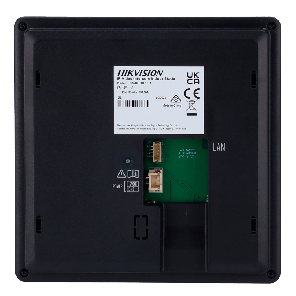 Monitor Videoporteiro Hikvision POE Sem Video DS-KH6000-E1