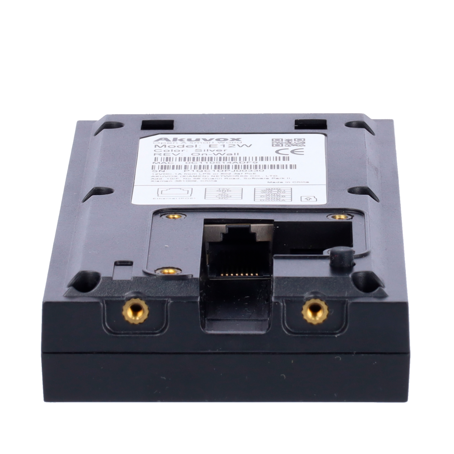 Videoporteiro IP em superficie Câmara 2 Mpx | Áudio bidirecional Akuvox AK-E12W
