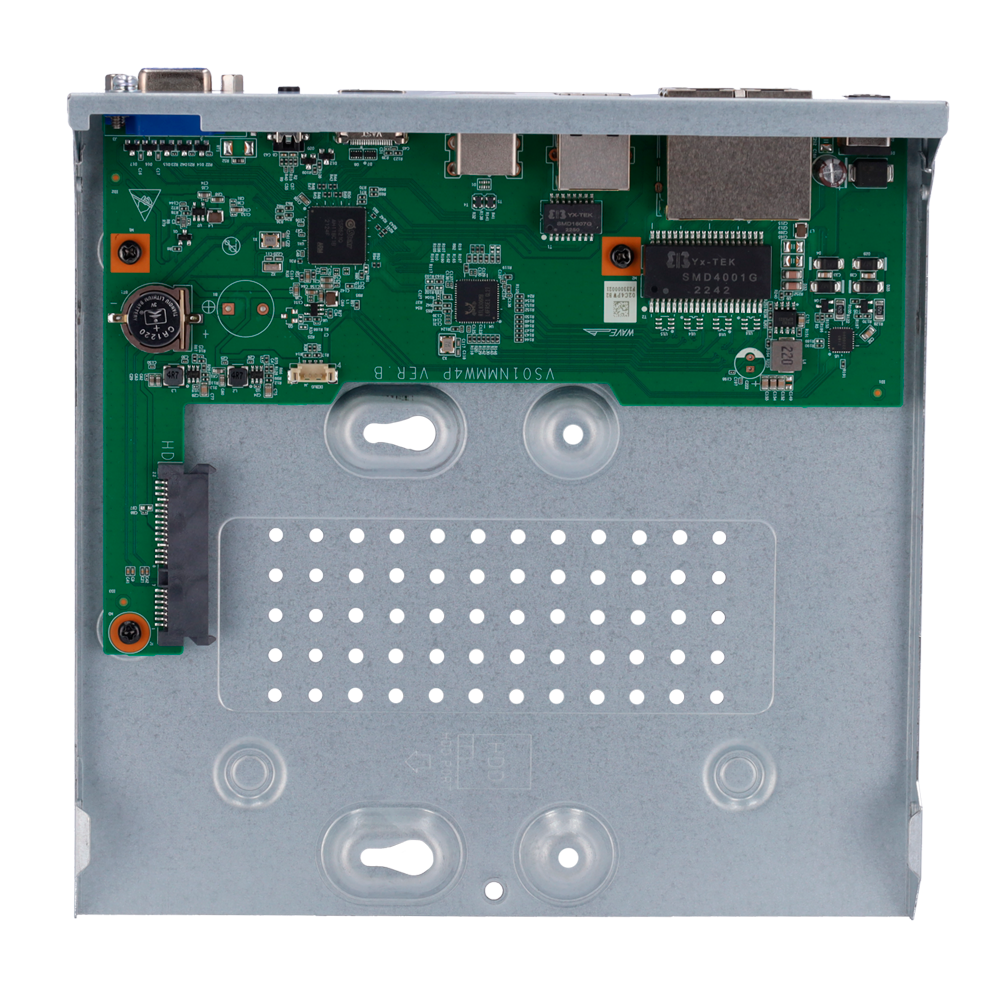 Gravador 4 canais com 4 Portas PoE Uniarch UV-NVR-104S3-P4