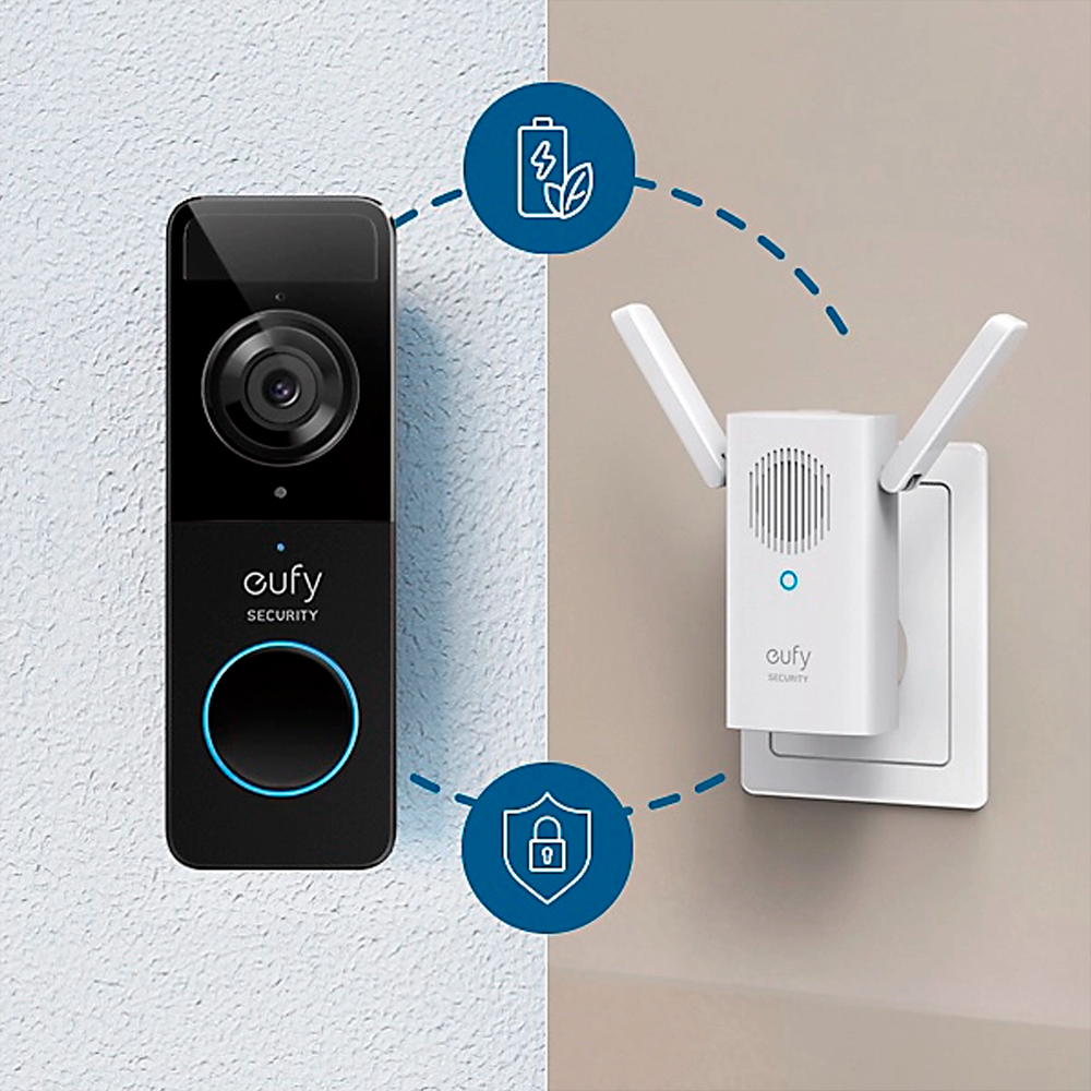 Kit de campainha de vídeo Wifi Eufy da Anker EUFY-DOORBELL-C211