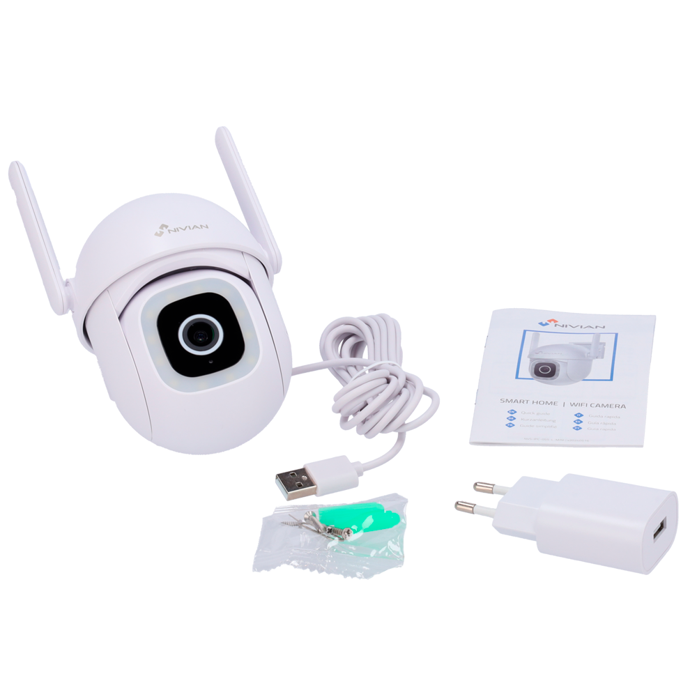 Nivian Smart Câmara 2K NVS-IPC-0S5-L-MINI