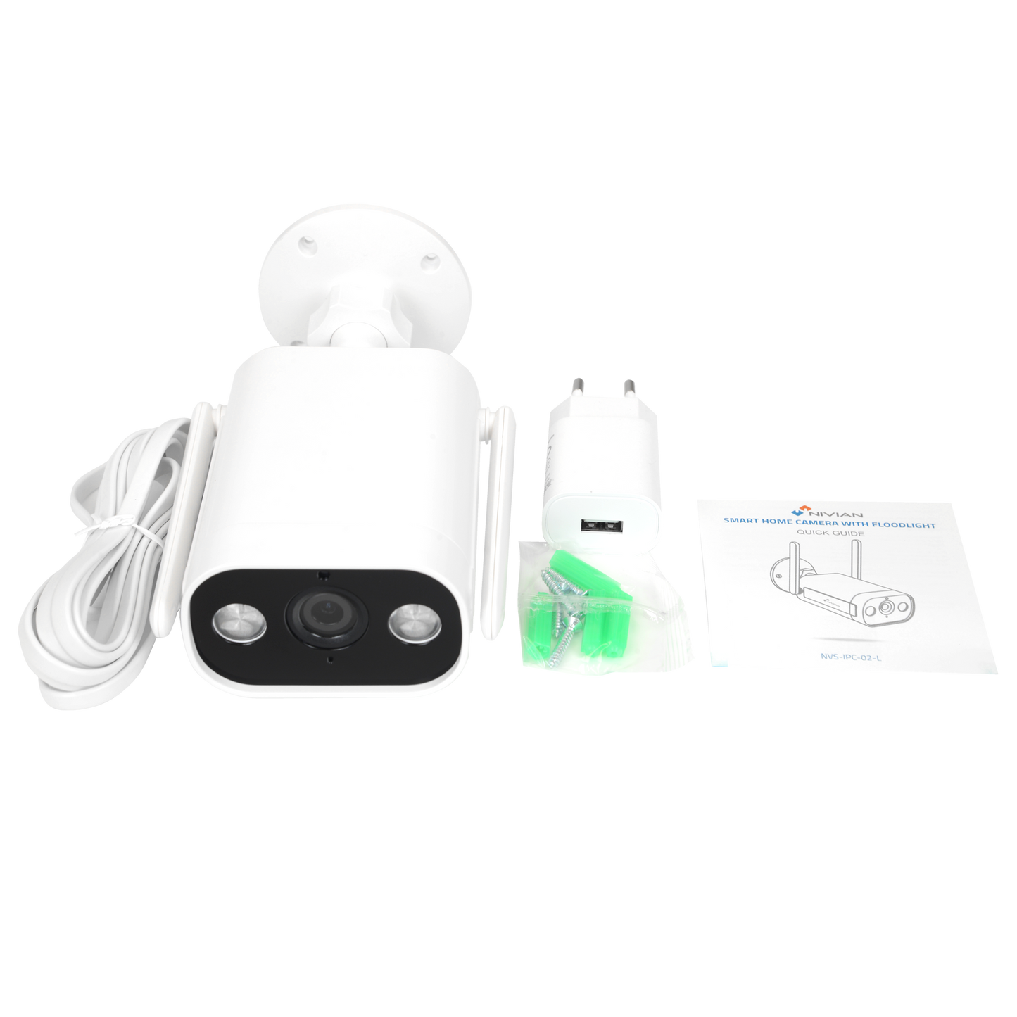 Nivian Smart Câmara 2K NVS-IPC-02-L