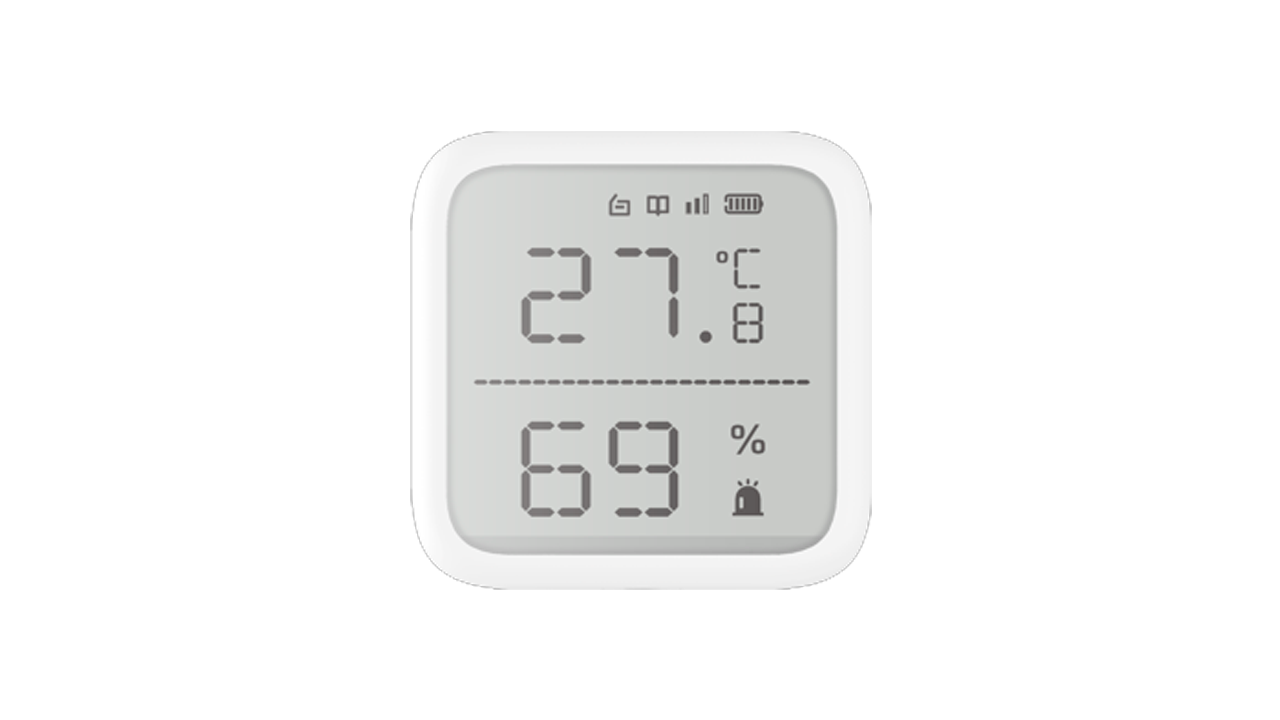 Detetor de humidade e temperatura AX PRO DS-PDTPH-E-WE