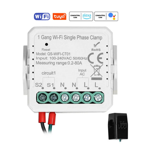 Medidor de Consumo Monofásico - Wi-Fi