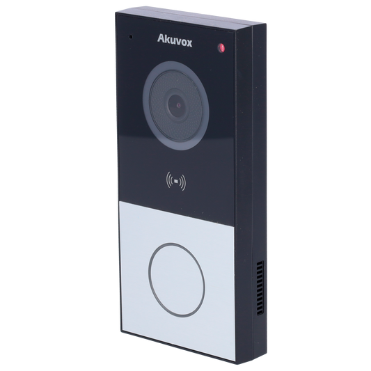 Videoporteiro IP em superficie Câmara 2 Mpx | Áudio bidirecional Akuvox AK-E12W