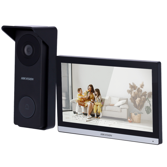 Kit de videoporteiro DS-KIS313-P Conexão 4 fios