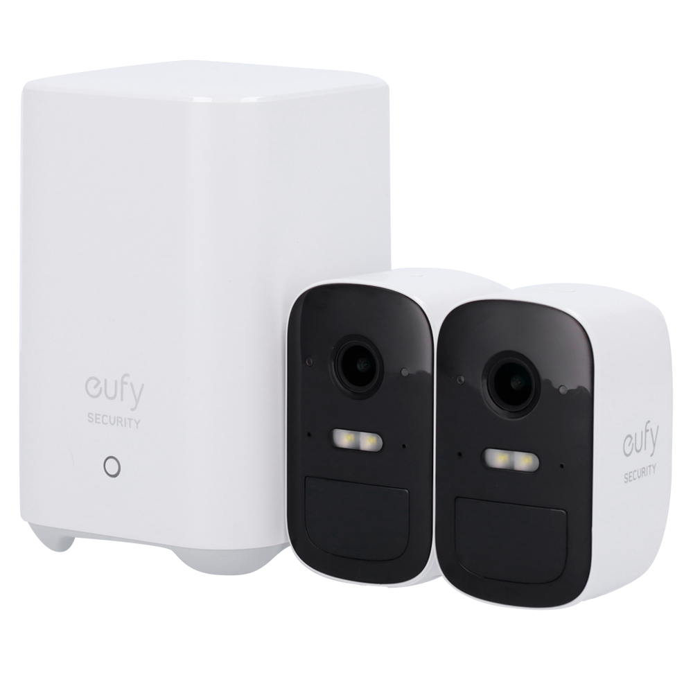 2 Câmaras + 1 HomeBase Eufy da Anker EUFY-CAM2C-S210