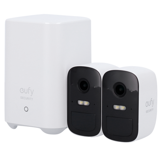 2 Câmaras + 1 HomeBase Eufy da Anker EUFY-CAM2C-S210