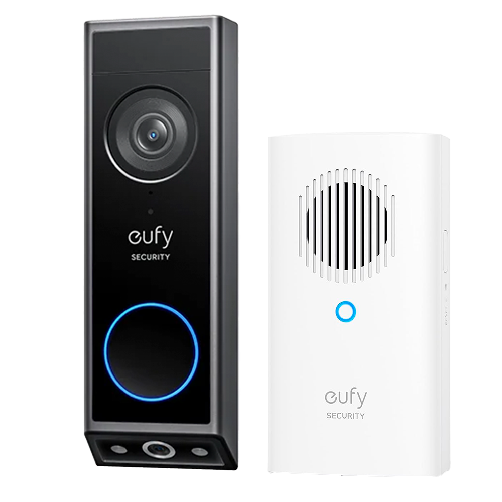 Kit de campainha de porta Wifi com câmara dupla EUFY-DOORBELL-E340-KIT