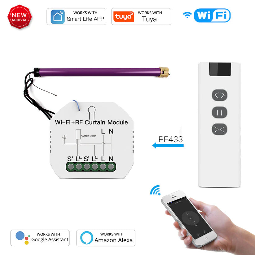 Módulo Wi-Fi + RF para Estores