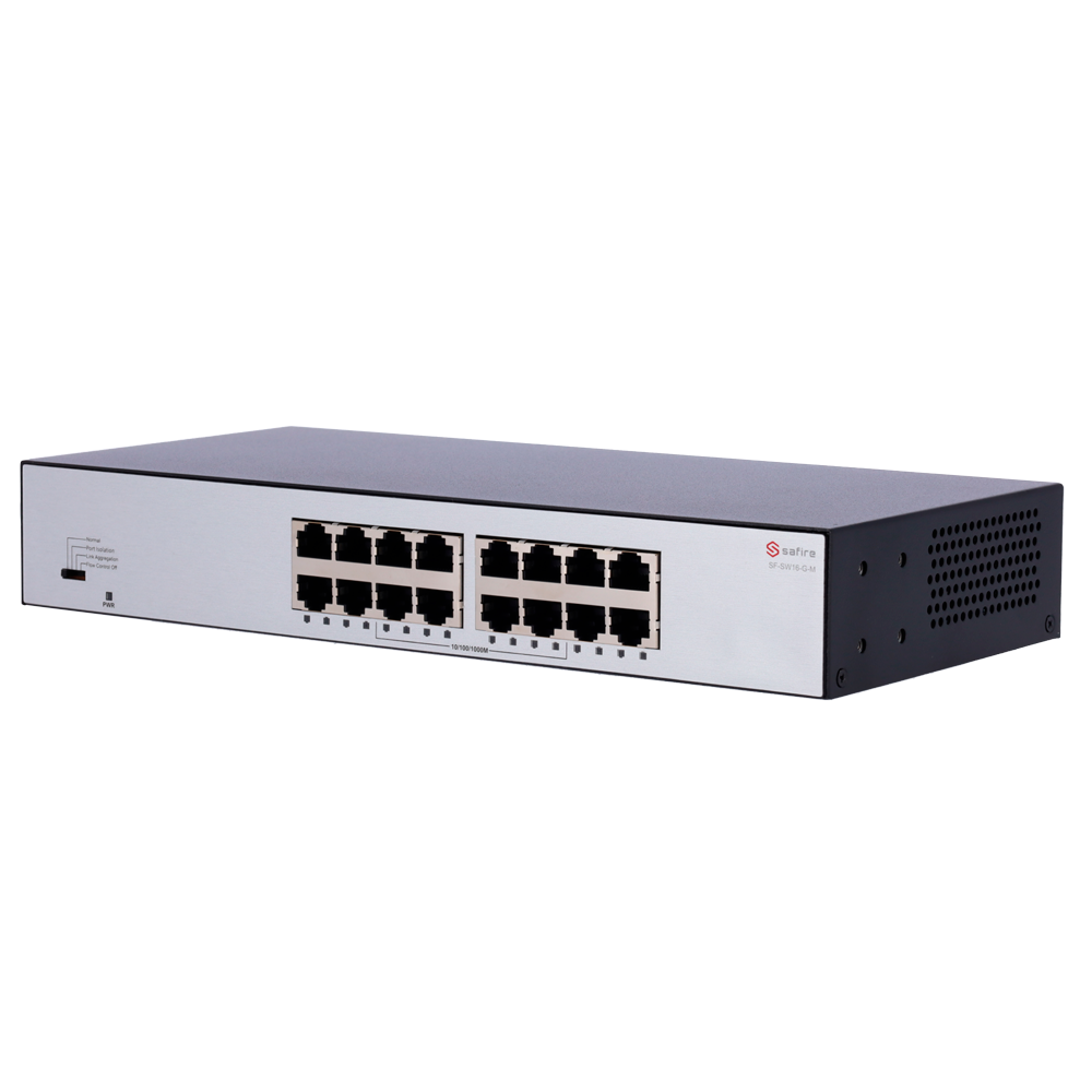 Switch 16 Portas Gigabite Safire