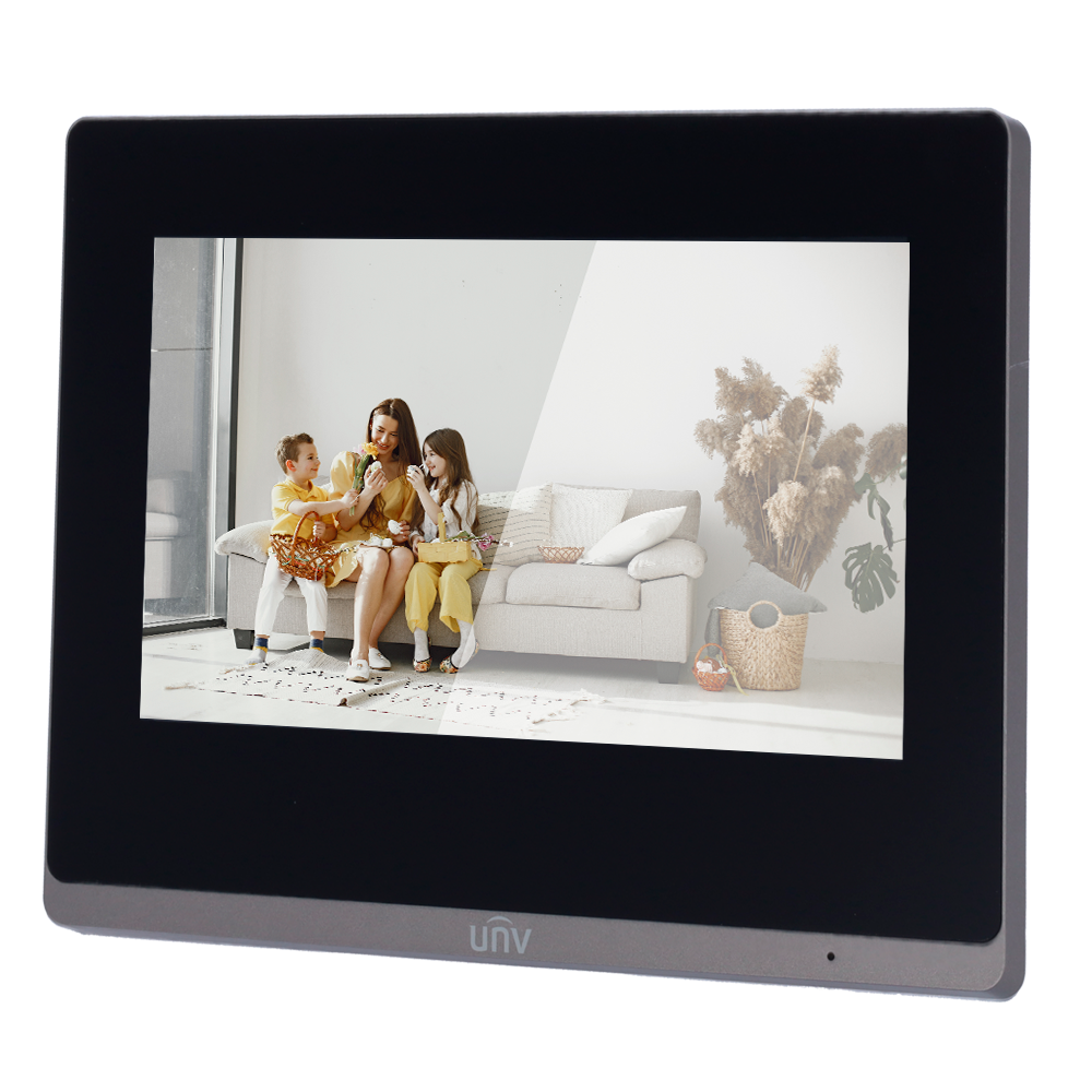 Monitor para Videoporteiro  Uniview Visor  7" Áudio bidireccional TCP/IP, WiFi