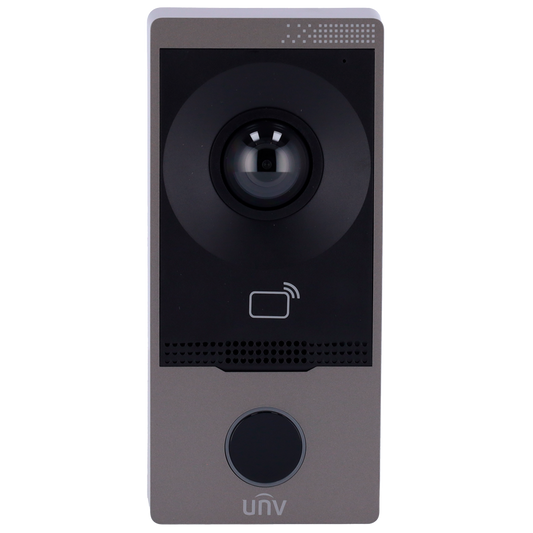 Videoporteiro IP WiFi Câmara 2 Mpx / Caixa de plástico Aplicação móvel com ou sem monitor / Adequado para uso exterior IP65 | IK08 Montagem em superfície | PoE