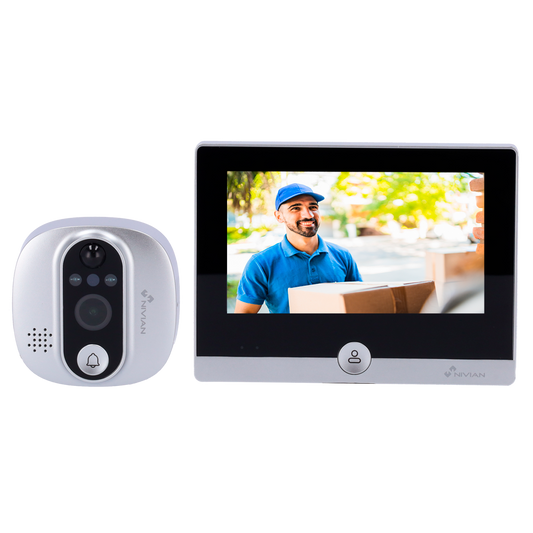 Videoporteiro inteligente WiFi Nivian NVS-IPC-DOORVIEW1