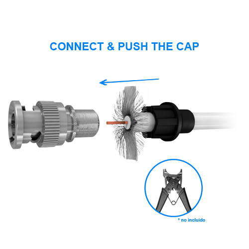 Conector BNC macho