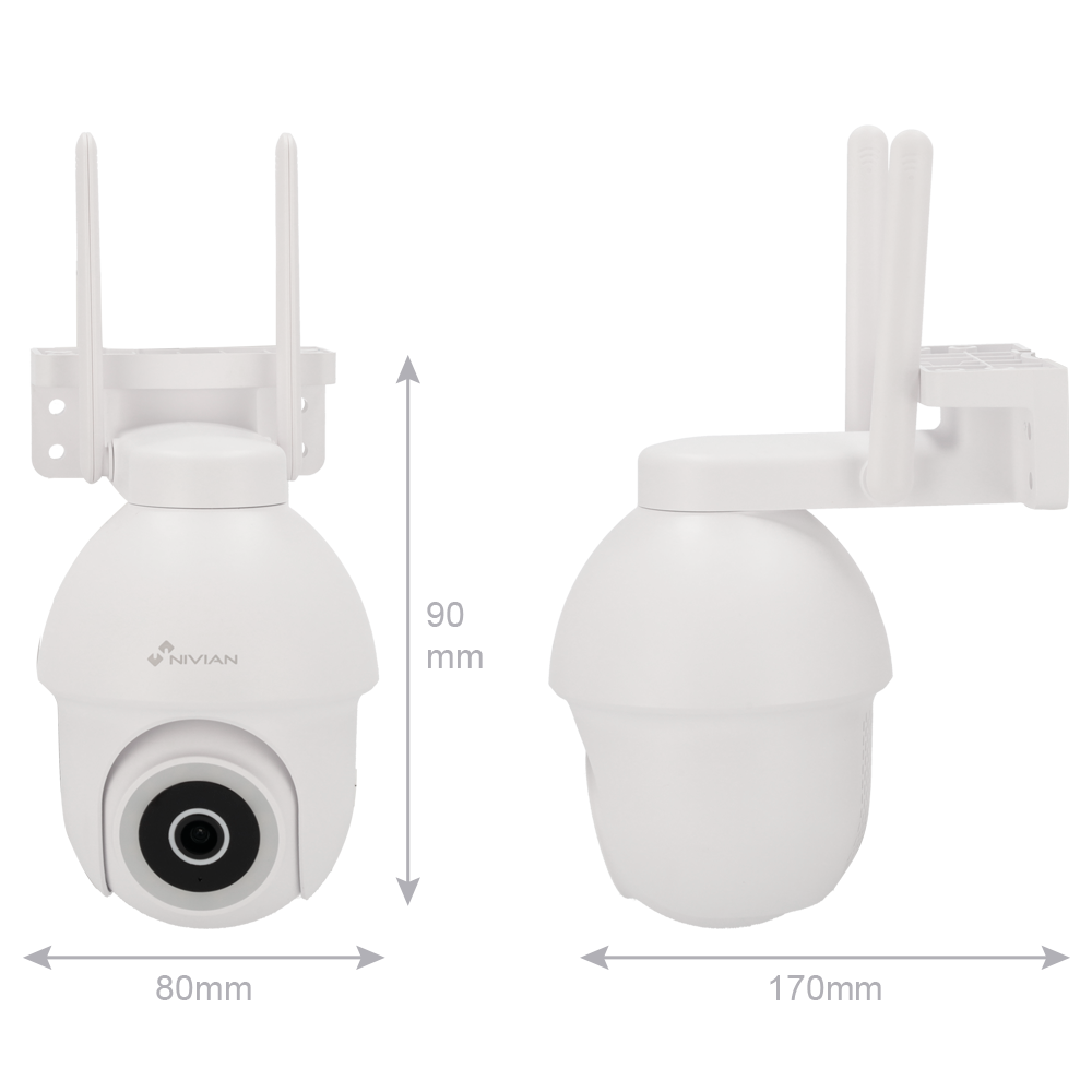 Nivian Smart Câmara 2.5K 4MP NVS-IPC-0S3