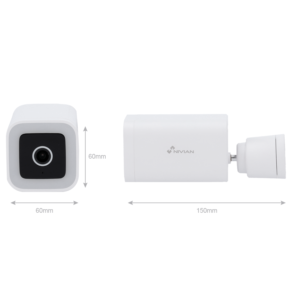 Nivian Smart Câmara 2.5K 4MP NVS-IPC-03-L
