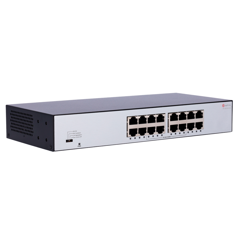 Switch 16 Portas Gigabite Safire