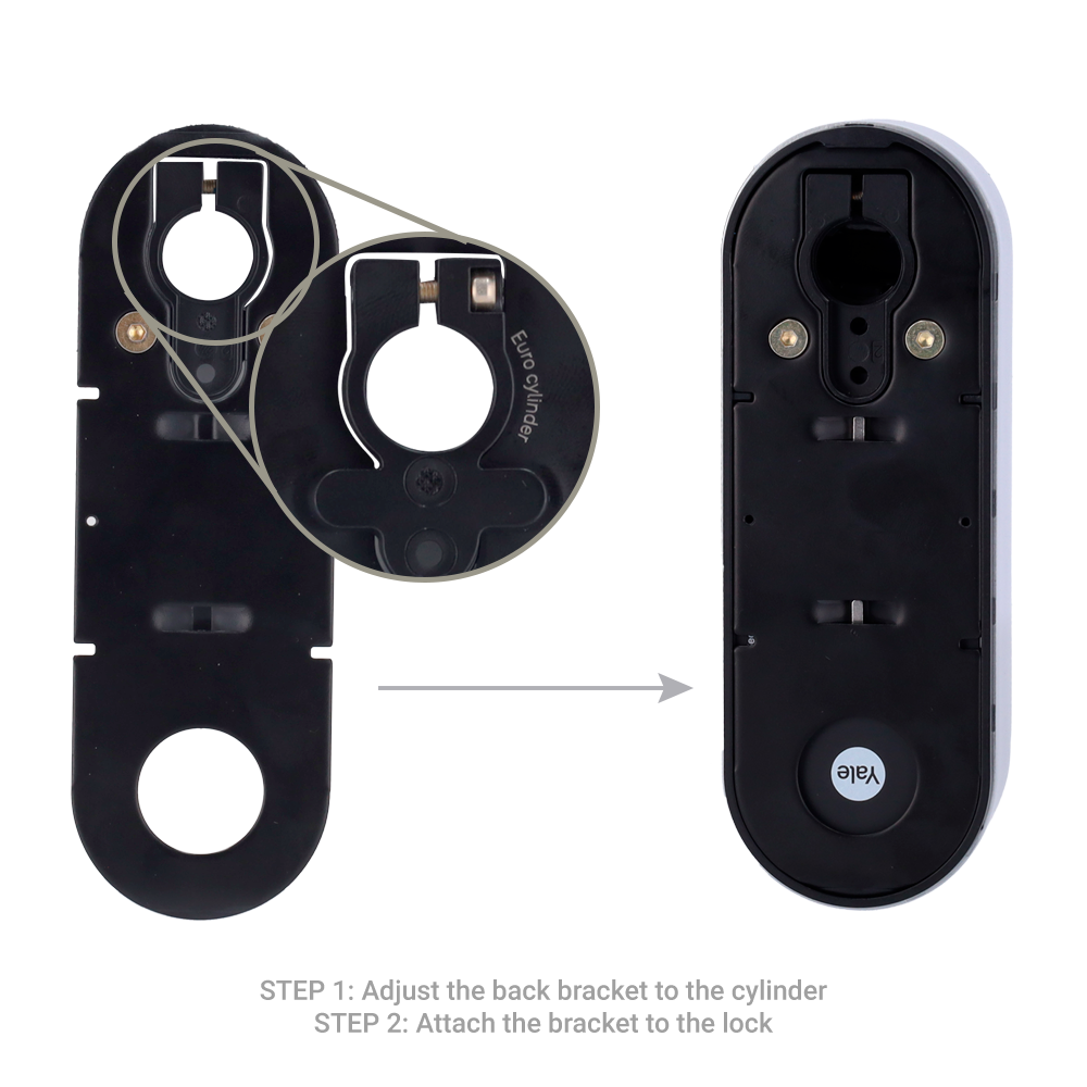 Fechadura com chaveiro inteligente BLE e WiFi Prata YALE
