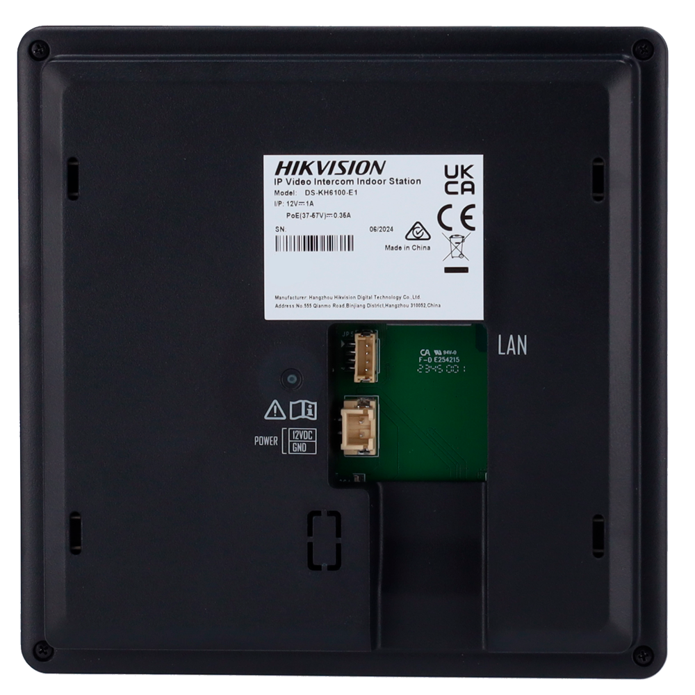 Monitor para Videoporteiro Hikvision POE Com Video DS-KH6100-E1