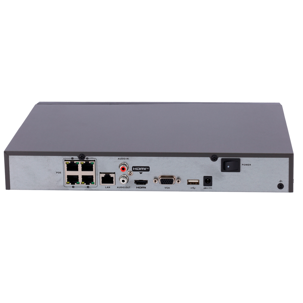 Gravador Hikvision 4CH PoE 50W Gama Pro DS-7604NI-Q1/4P(D)