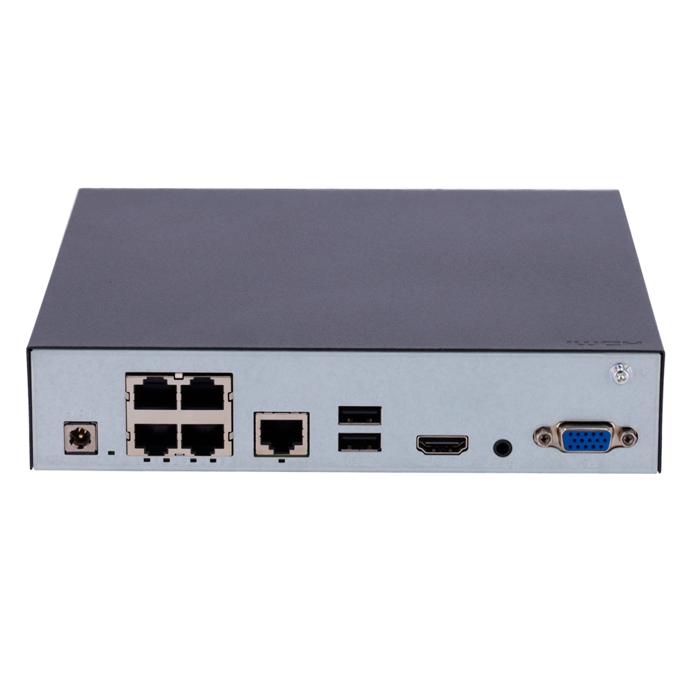 Gravador 4 canais com 4 Portas PoE Uniarch UV-NVR-104S3-P4