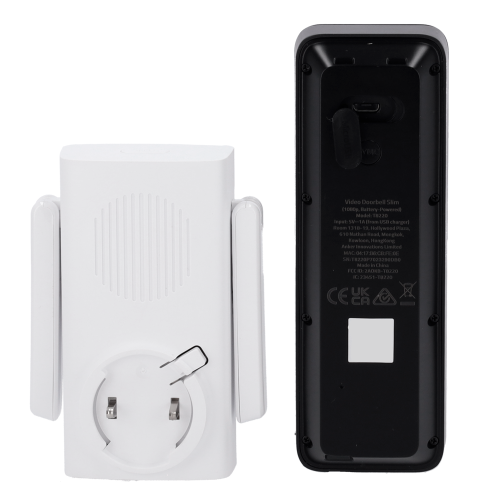 Kit de campainha de vídeo Wifi Eufy da Anker EUFY-DOORBELL-C211