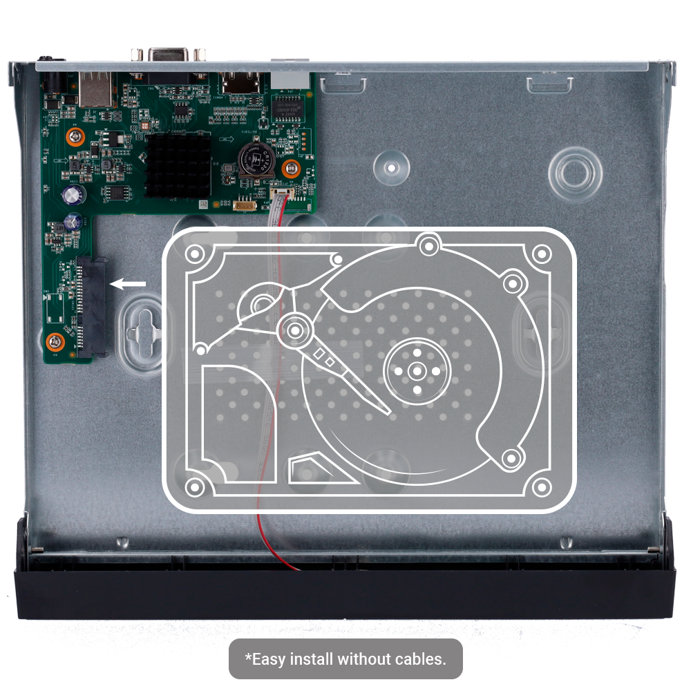 Gravador 4 canais Hikvision DS-7104NI-Q1/M(D)