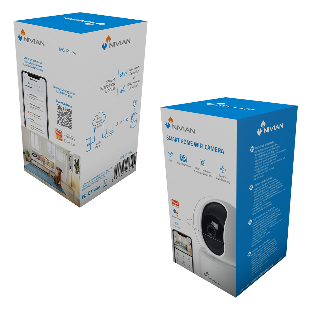 Nivian Smart Câmara 2K NVS-IPC-IS4