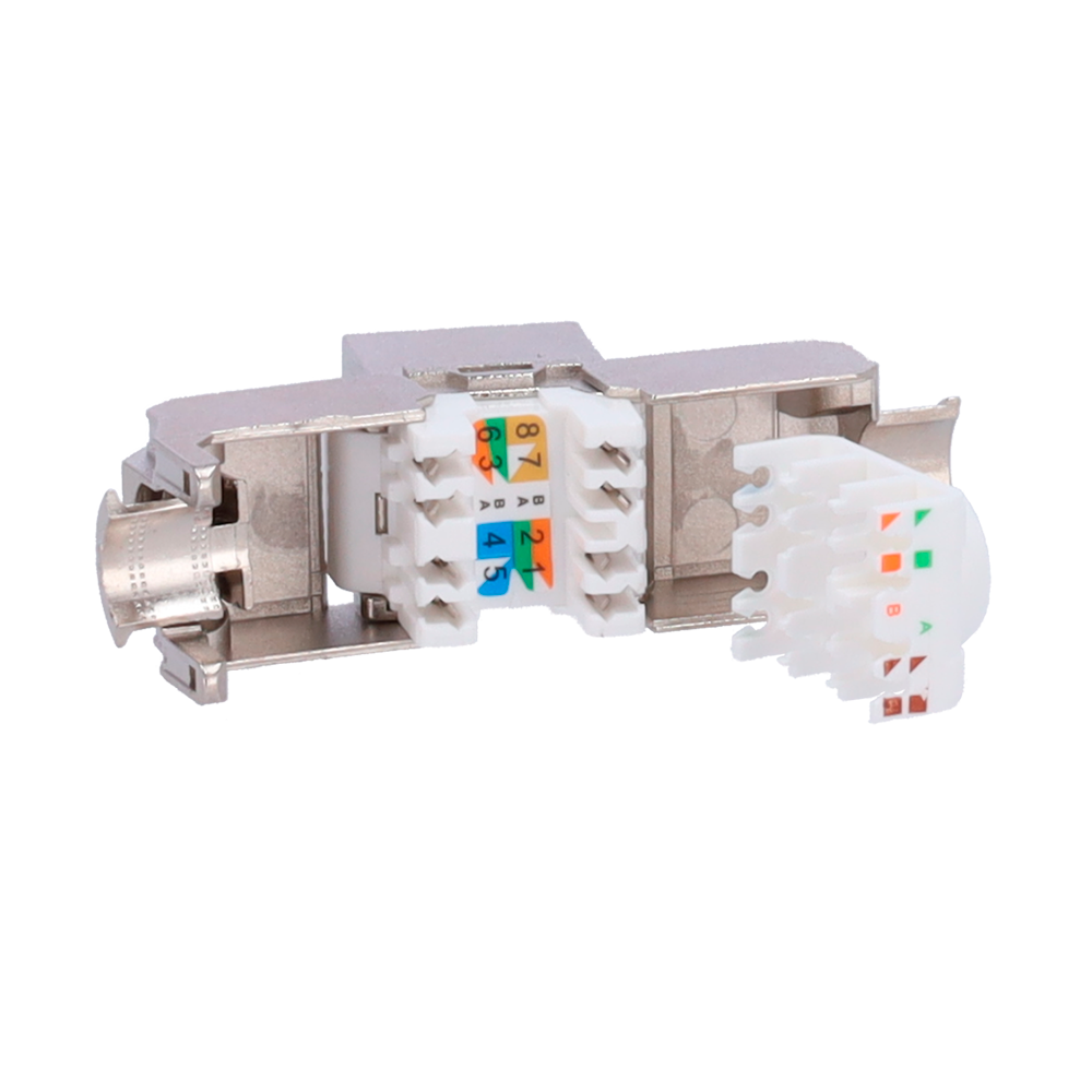 Conector saída RJ45 compatível com FTP 6A