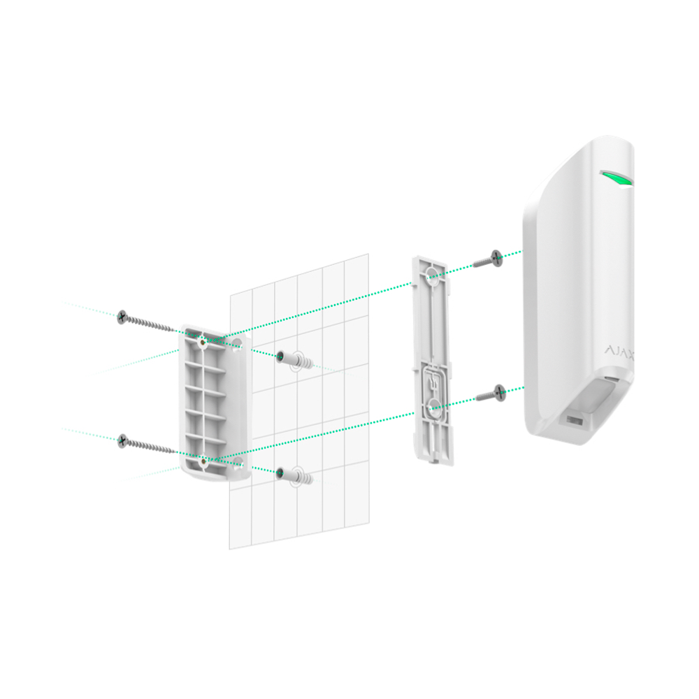 Detetor PIR tipo Cortina AJAX AJ-CURTAINPROTECT