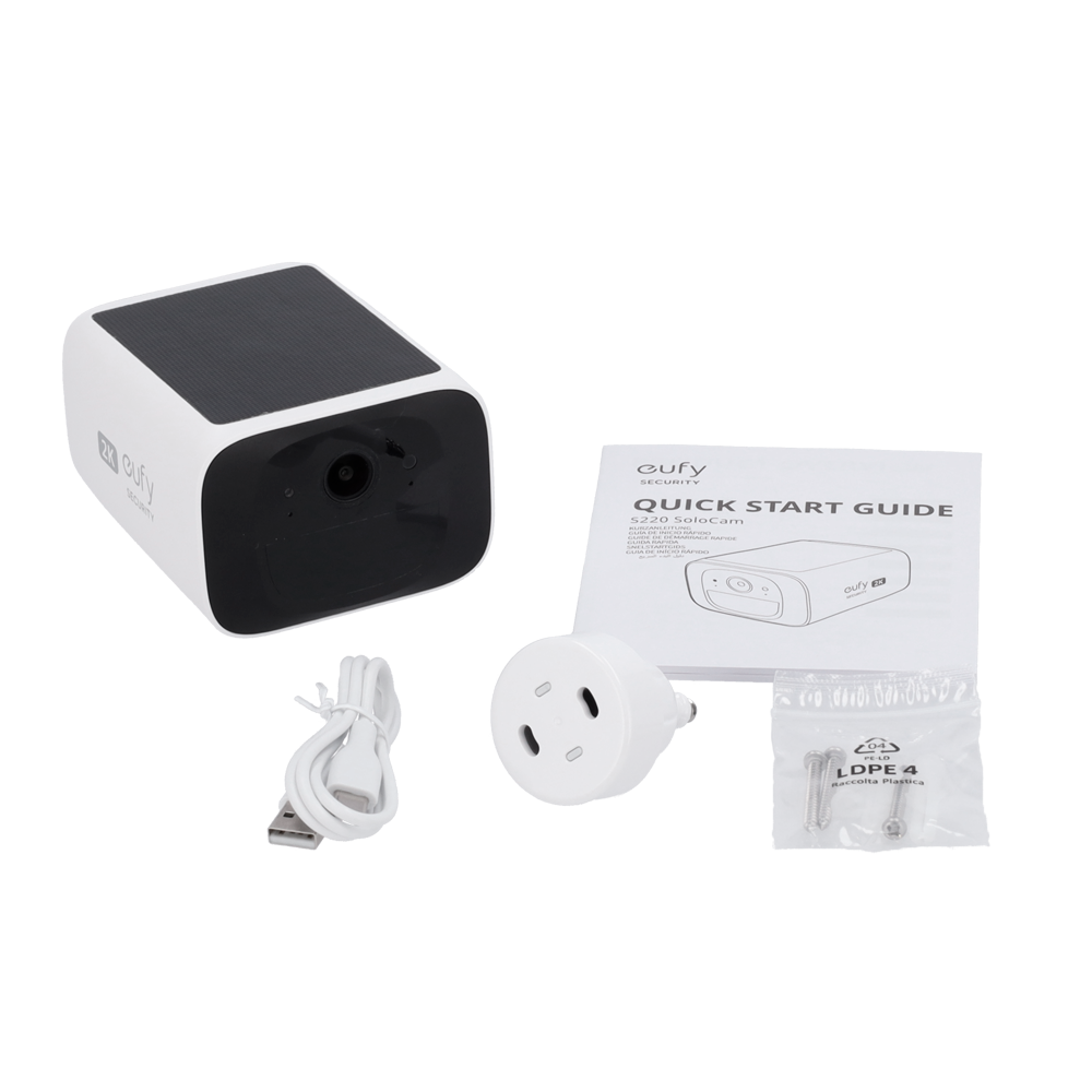 Câmara Wifi Eufy by Anker 2K EUFY-SOLOCAM-S220