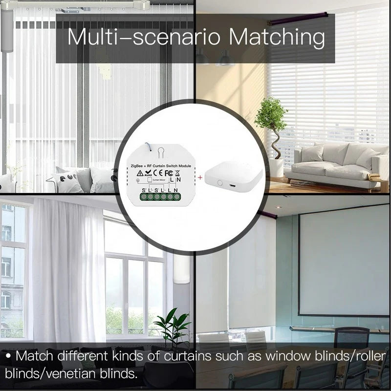 Módulo para Estores Zigbee 3.0 + RF com Percentagem