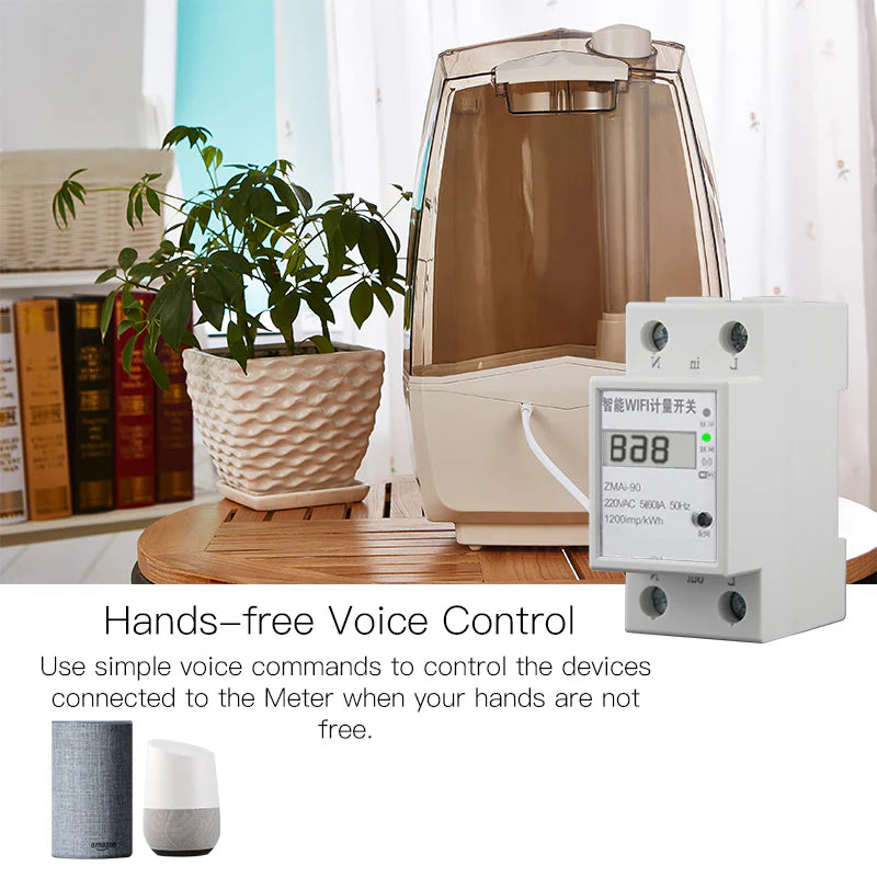 Medidor de Consumo Wi-Fi 50/60A Monofásico