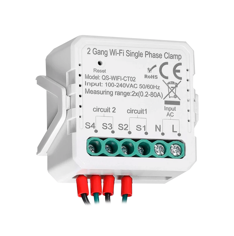 Medidor de Consumo Bifásico - Wi-Fi